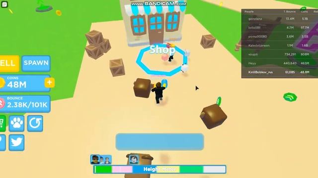 эвайс) я играю в роблокс в симулятор прыжков! (прокачался до 6 прыжков в конце!) смотреть онлайн