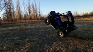 CF MOTO на задних колёсах