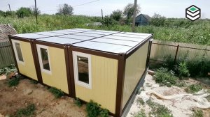 Модульный дом КОНВЕЙТ "3МД-6" в качестве домашней мастерской