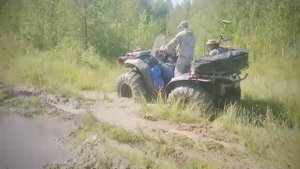 квадроцикл "росомаха" в руках геодезистов