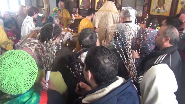 освящение вербы на Вход Господень в Иерусалим смотреть онлайн