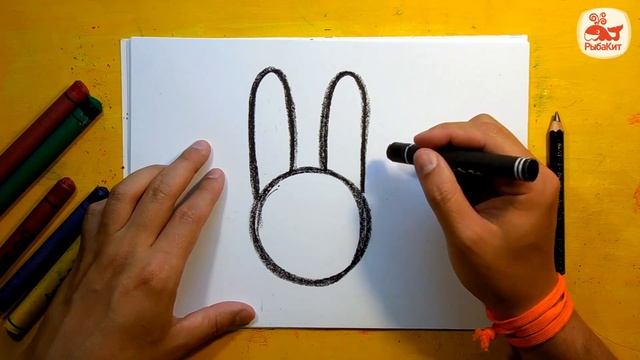 Рисунки мелками для детей / Урок рисования для детей / Вертолет, Заяц, Мороженое смотреть онлайн