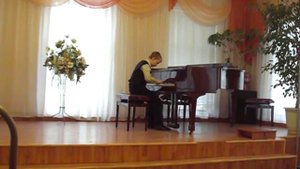 И.Бах "Маленькая прелюдия ре - минор"