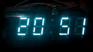 Часы на ИВЛ1-7/5 (Arduino IDE)