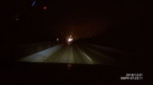 АСМР Ночная езда по трассе зимой без музыки! Со звуком.Night Driving in December ASMR