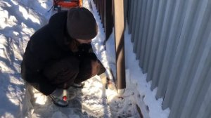 Сделали короб для ворот DoorHan. Намучились с ними прошлой зимой