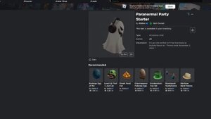 How to Get Paranormal Party Starter | Roblox