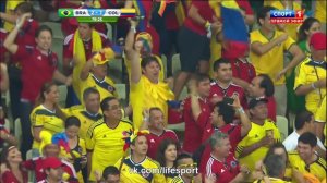 Бразилия 2:1 Колумбия | Гол Родригеса HD