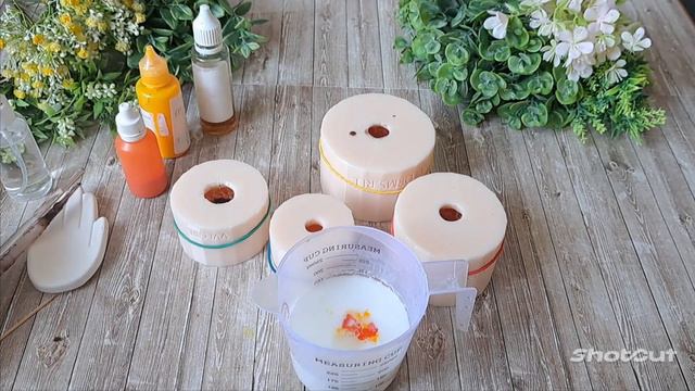 Подсолнухи из мыла от VVForms. #мыло #мыловарение #мыловидео