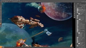 Edit Race  with  3  Digital Artists use the same images photoshop - @Film Finit, @photoshop esl