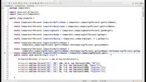 Comparator Using Methods Reference FunctionalInterface video 22