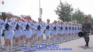 4K-Rare 2019 National Day military parade female militia formation training/罕見的2019國慶閱兵女民兵方隊訓練和閱兵彩排