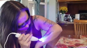 Session 6 Tattoo Removal - Neatcell Blue light Laser Pen - Flames
