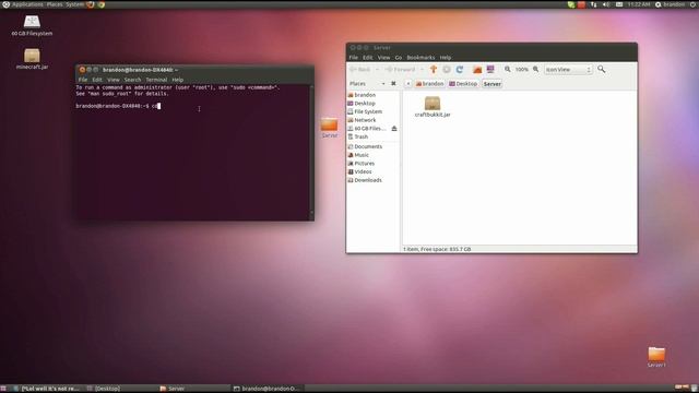 Bukkit Tutorial - How to Run/Install a Minecraft Server on Linux (Ubuntu) смотреть онлайн