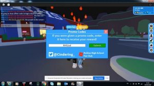 All the promo codes for high school 2 roblox