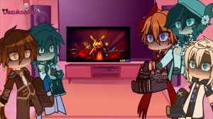 Genshin impact reacts to fnaf/part 2/ rushed/enjoy