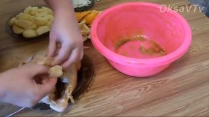 курица запеченная в рукаве