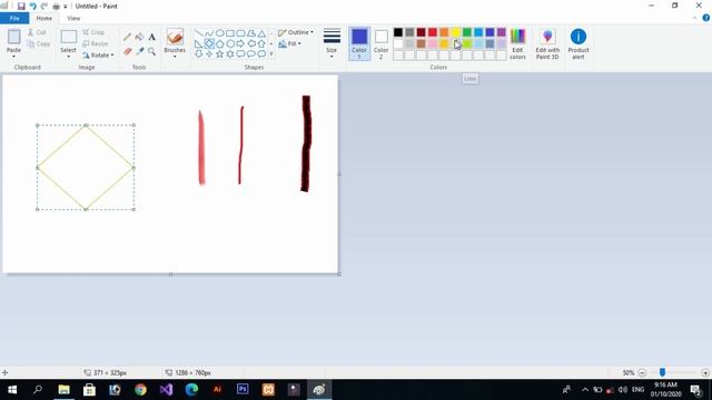 Foreground color and background color in MS Paint | Presented by : First Link Computer смотреть онлайн