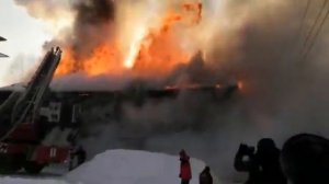 Пожар в Горно-Алтайске, сгорела вечерняя школа!