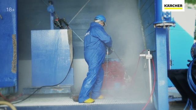 Аппараты сверхвысокого давления Karcher – удаление краски