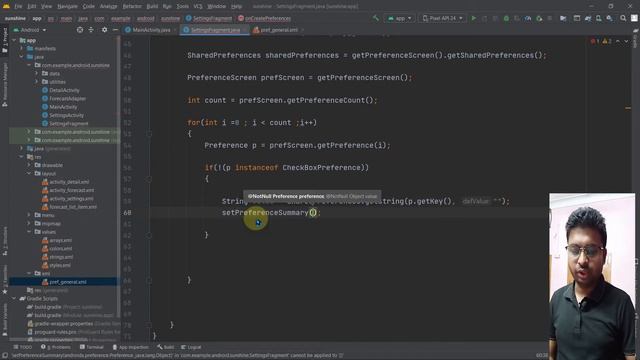 Class 407 -Setting Preference Summary | Android App Development Complete Course In Hindi смотреть онлайн