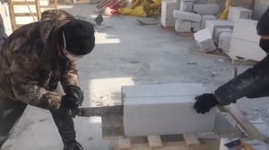 Как быстро пилить газобетон Двуручной пилой Дружба 2 .