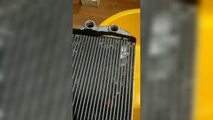 чистка промывка радиатора печки (отопителя) avensis t22