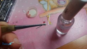 Реалистичные серьги для кукол - DIY из штифтов и бисера