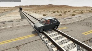ПОЕЗД ПРОТИВ АВТОМОБИЛЯ (BeamNG Drive.)