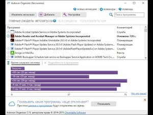 Autorun Organizer — менеджер автозагрузки