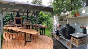 Идеи по обустройству летней кухни