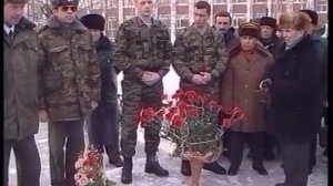 2001.02.23. Мегион. Митинг посвященный дню защитников отечества