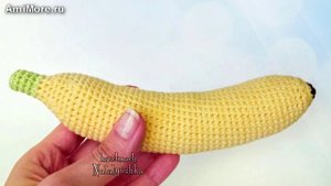 Амигуруми: схема Банан. Игрушки вязаные крючком.
