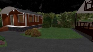 Ландшафтное освещение загородного участка