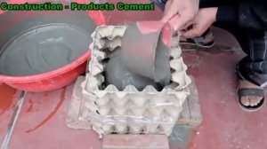 amazing ideas from cement and egg tray - simple way to have beautiful and unique pots at home 2020