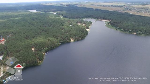 Аэросъемка озера Яльчик (Марий Эл) смотреть онлайн