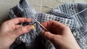 Эластичное закрытие резинки 1х1 спицами/как закрыть резинку 1х1 без иглы #какзакрытьпетли