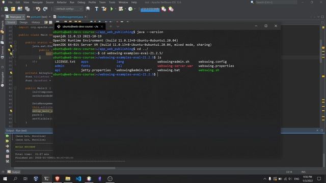 Running Java Application on the web Using Webswing смотреть онлайн