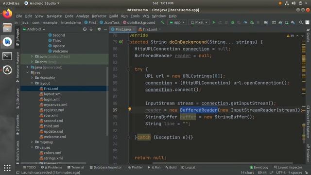 Android -  Fetch data from server and JSON parsing