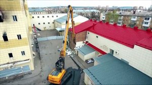 В Кемерово начали снос «Зимней вишни»