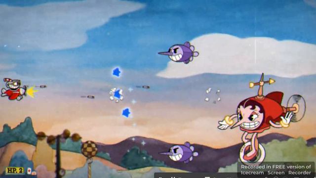 как пройти босса Хильда берг /cuphead