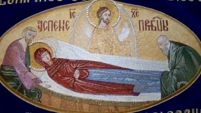 Изготовление плащаниц для храма. Плащаница Успения Пресвятой Богородицы.