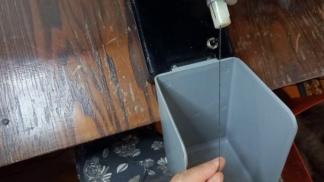 Прядение оренбургского пуха на электро прялке.