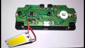 Налобный фонарь Coba CA-H016 с двумя светодиодами, зарядкой и аккумулятором 18650 | #Обзор