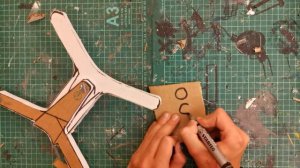 макет квадрокоптера Skydio 2 из бумаги!!!