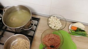 Один из лучших обедов диабетика! Суп с фрикадельками. Мой сахар стабильный!