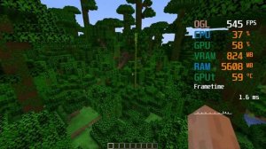 AMD Radeon RX 570 -- Intel Core i3-9100F -- Minecraft FPS Test