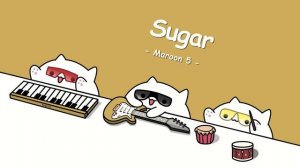 Maroon 5 - Sugar (cover by Bongo Cat) 🎧