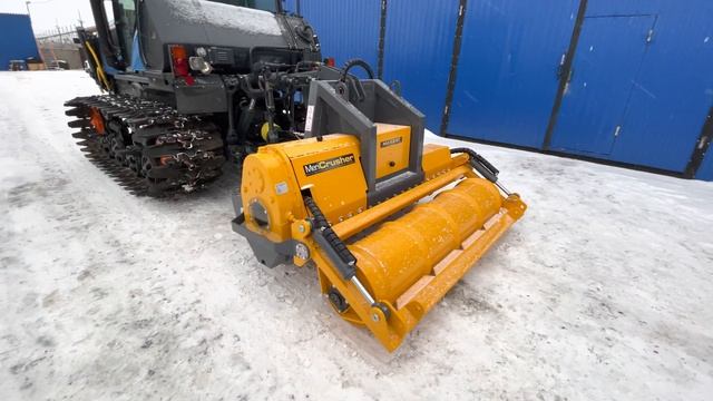 ПЕРВЫЙ ДТ-75 с РОТОВАТОРОМ Mericrusher MJ-1.8ST!! Болотоход с заглблением!!