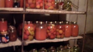 Закончили с огородами // Как мы храним тыкву // В погреб за банками))